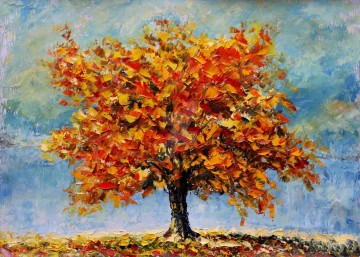 Texturizado Painting - paisaje de otoño